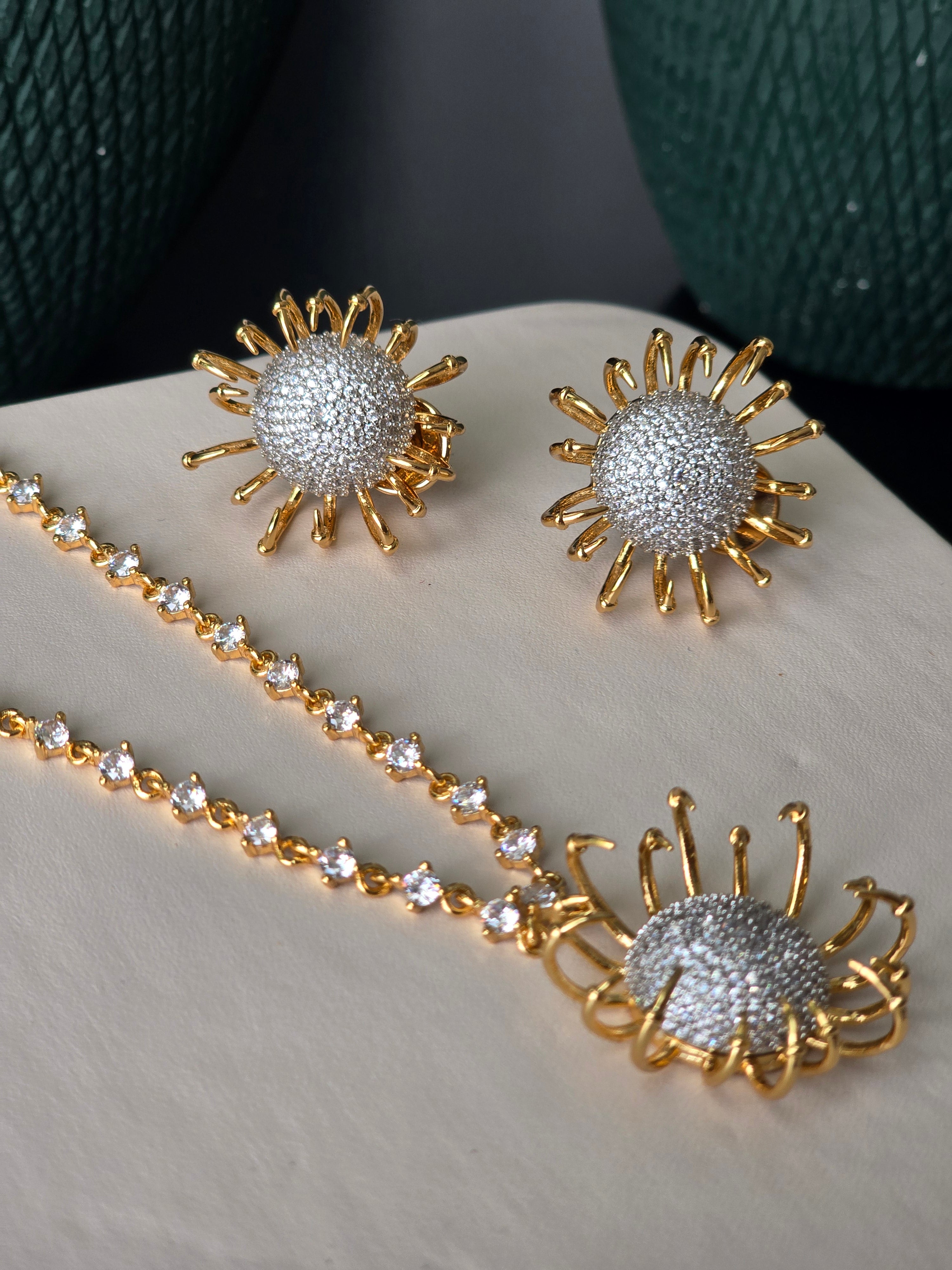 Conjunto colar e brinco
